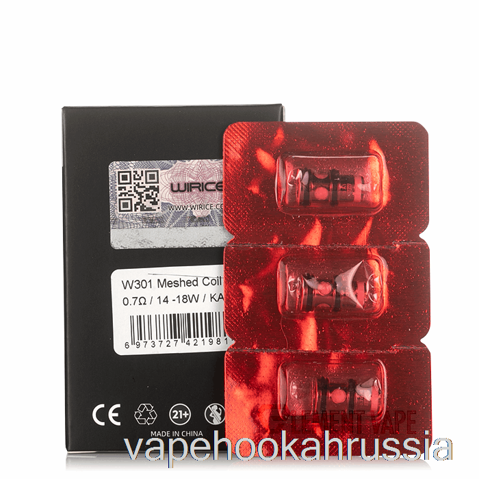Vape Russia Hellvape X Wirice сменные катушки с верхней загрузкой 0,7 Ом T3-01 сетчатые катушки